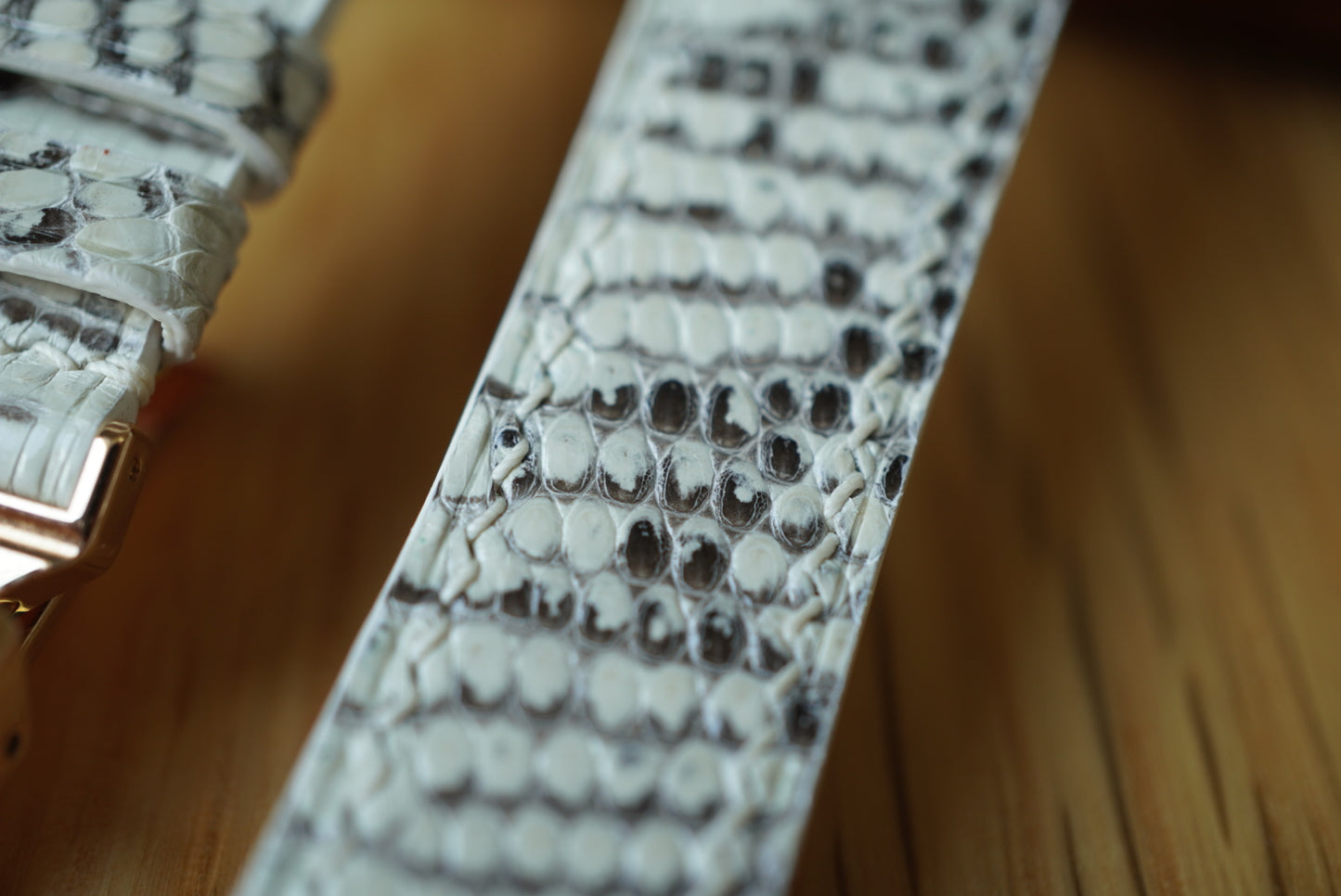 Cartier bespoke lizard straps