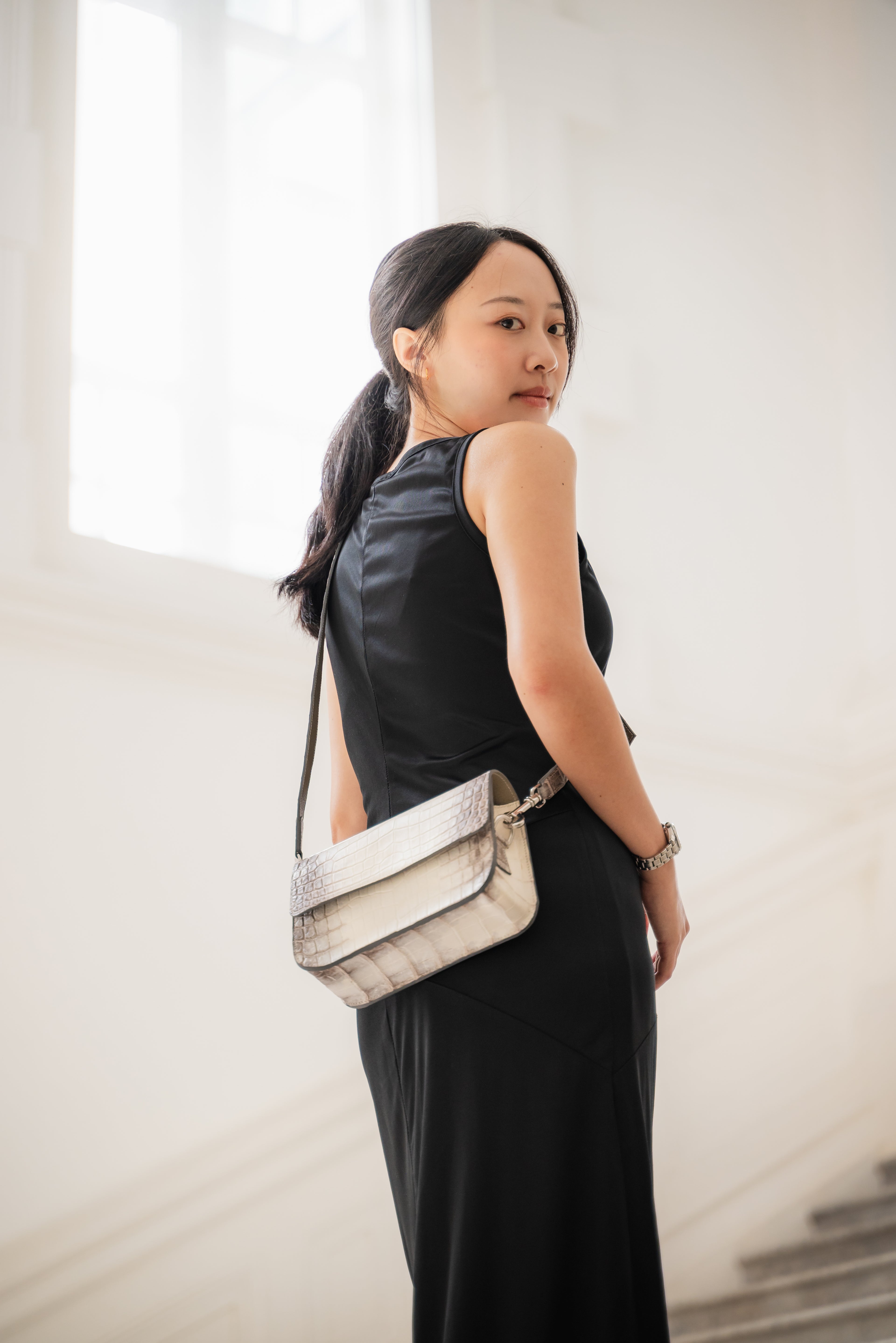 Himalyan crocodile handbag