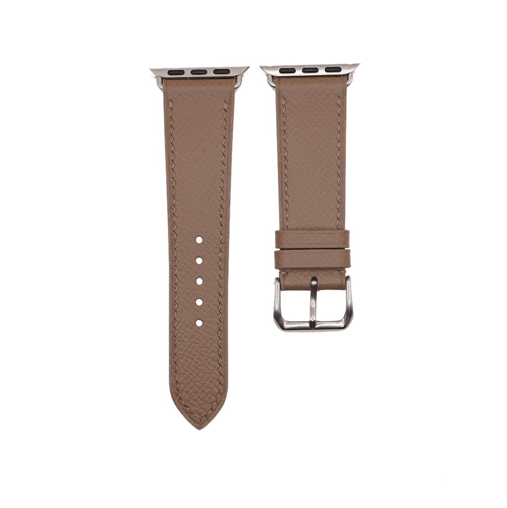 Apple Watch Taupe Epsom strap.