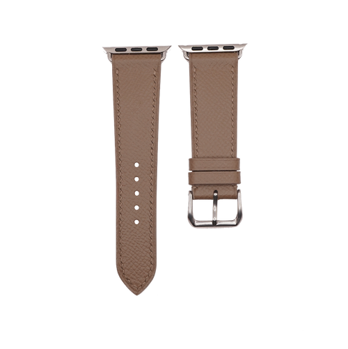 Apple Watch Taupe Epsom strap.