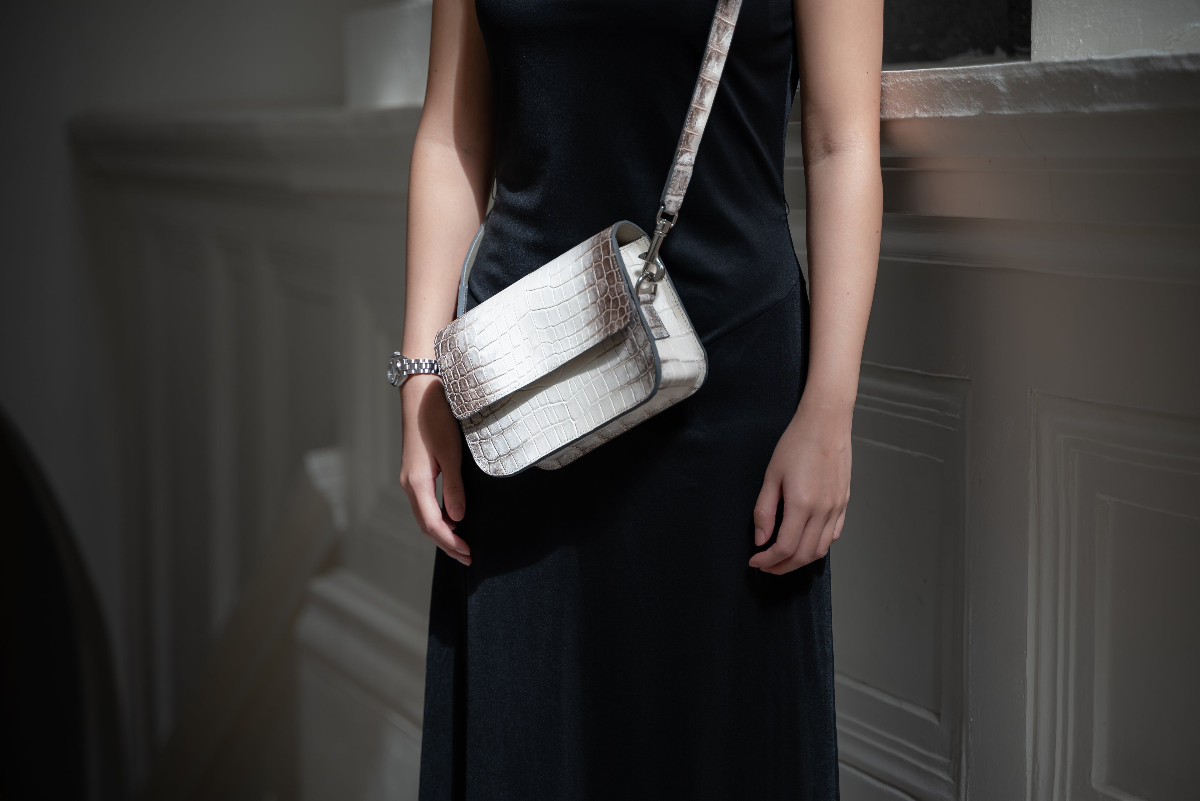 Himalyan crocodile handbag
