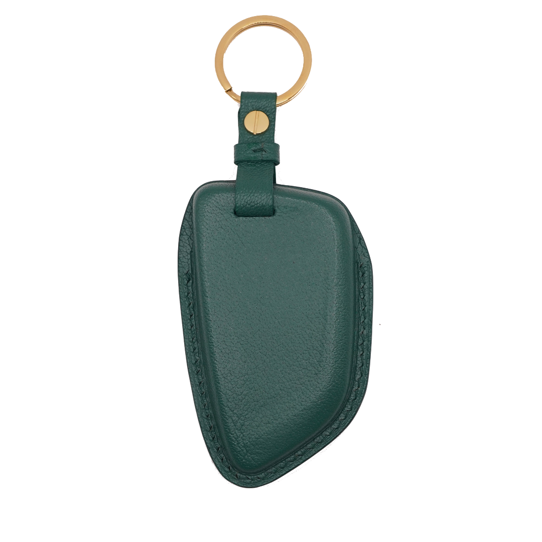 BMW green chévre key fob