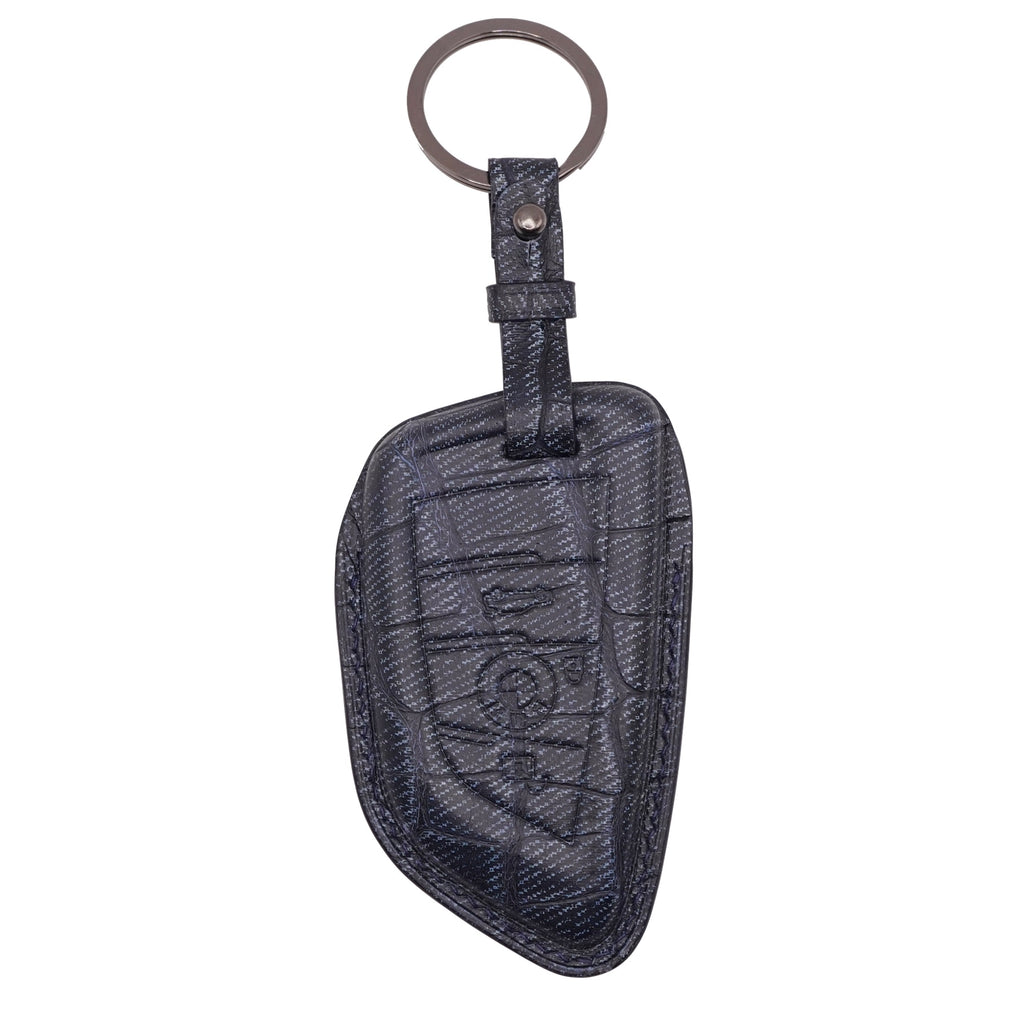Blue Denim Crocodile BMW key fob 