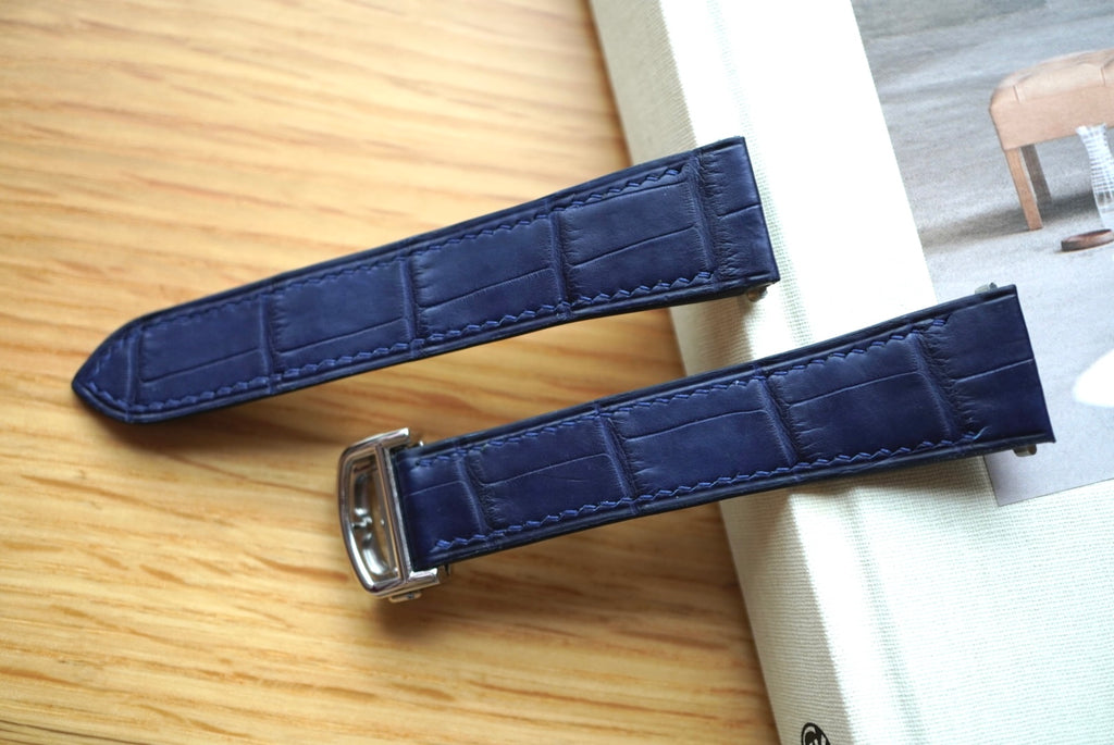 Cartier bespoke crocodile straps
