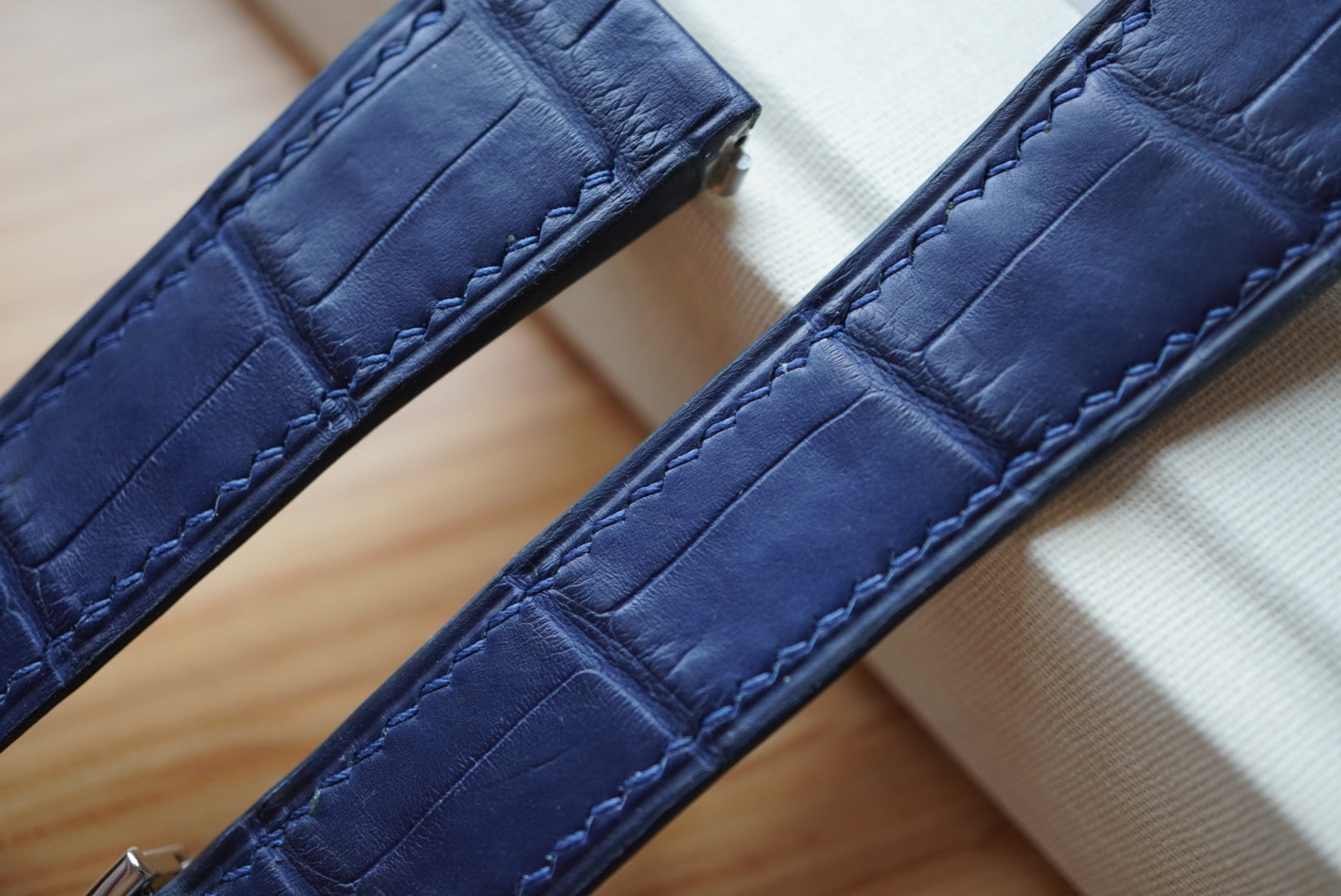 Cartier bespoke crocodile straps