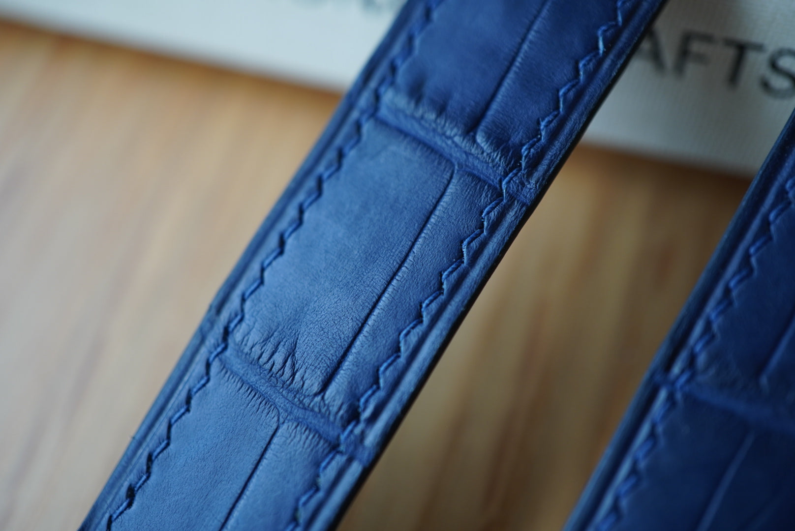 Cartier bespoke crocodile straps