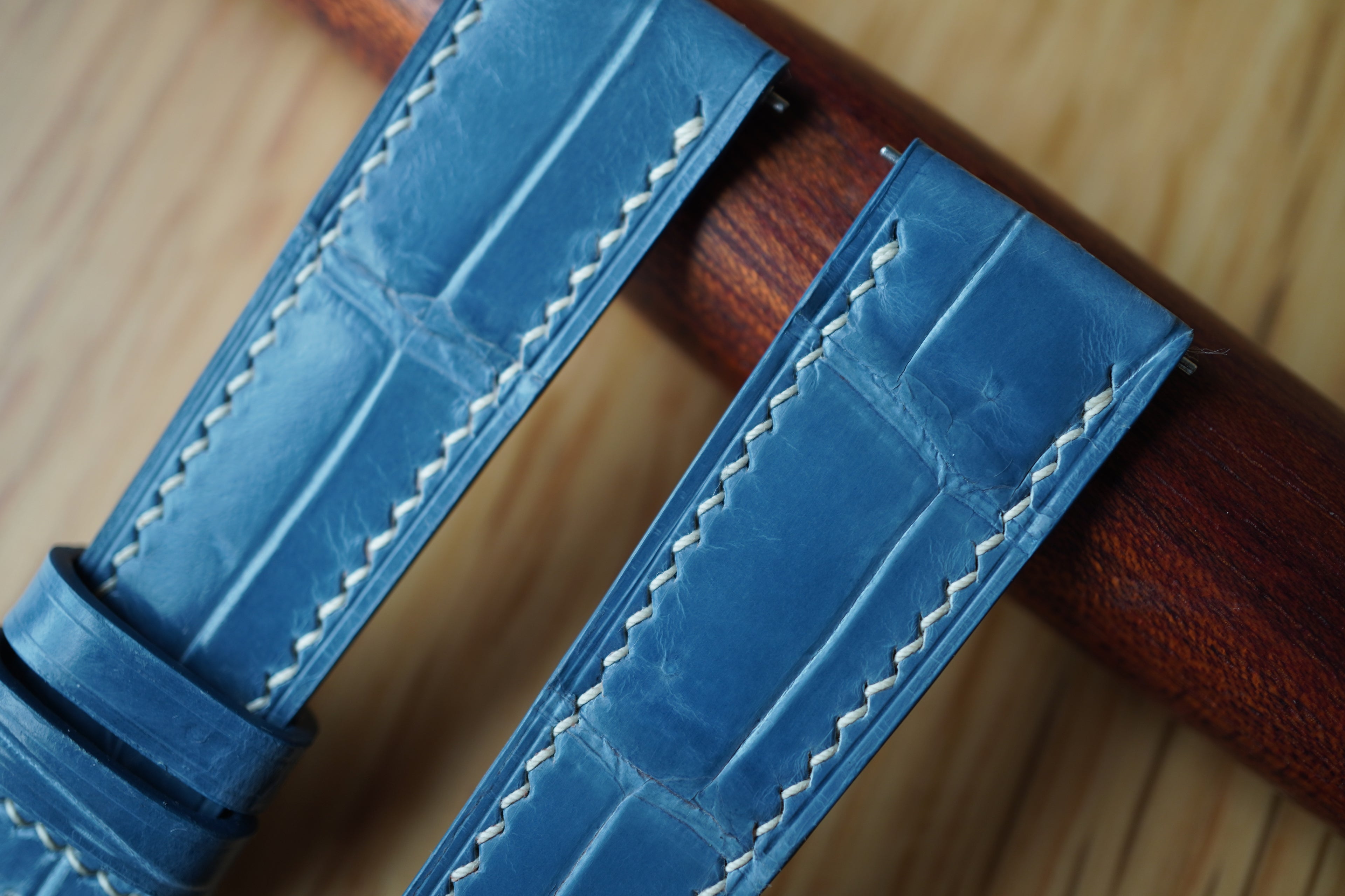 Cartier bespoke crocodile straps