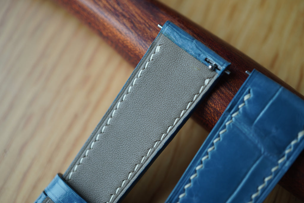 Cartier bespoke crocodile straps