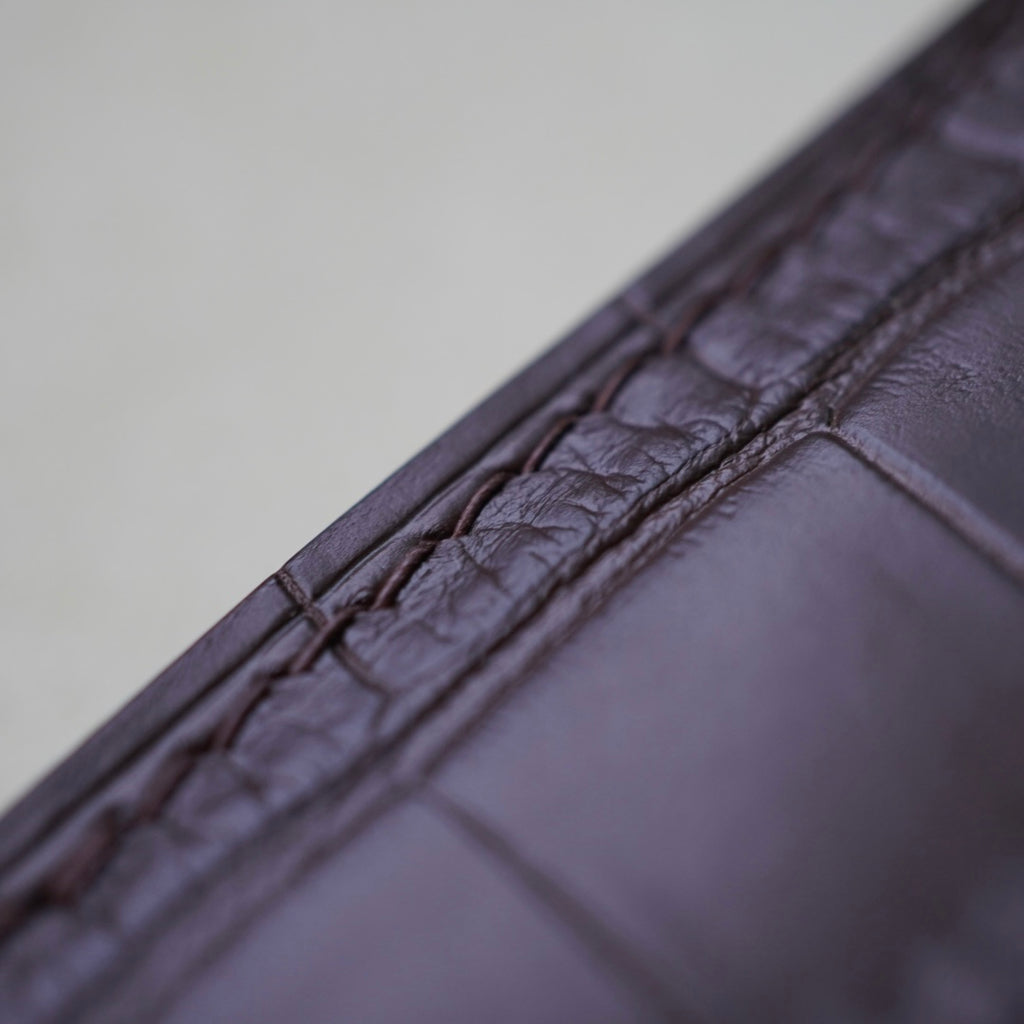Crocodile bifold wallet