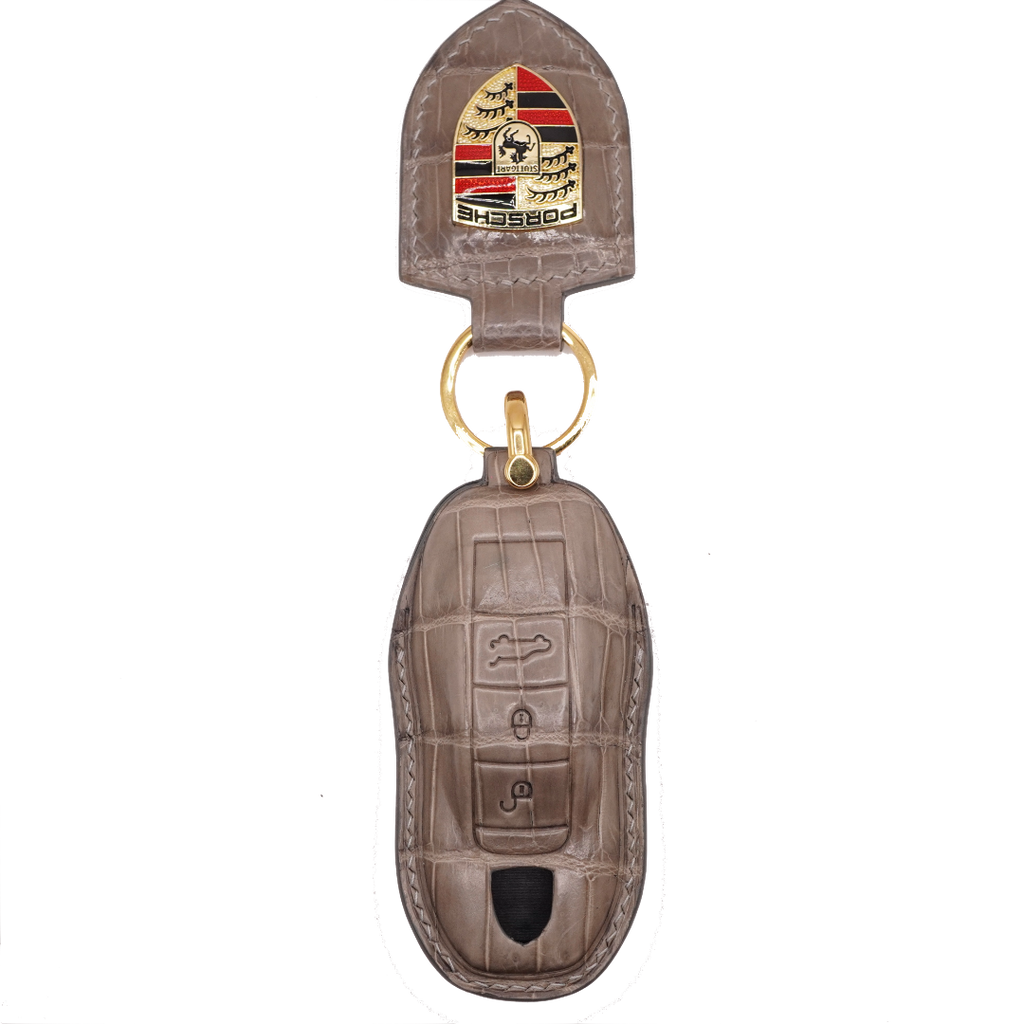 Porsche bespoke crocodile car key fobs