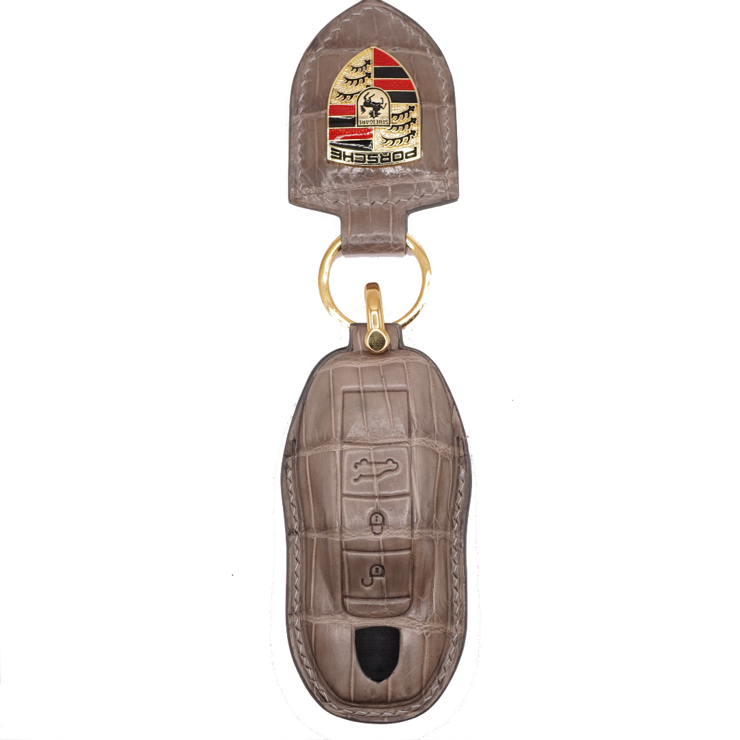 Porsche bespoke crocodile car key fobs