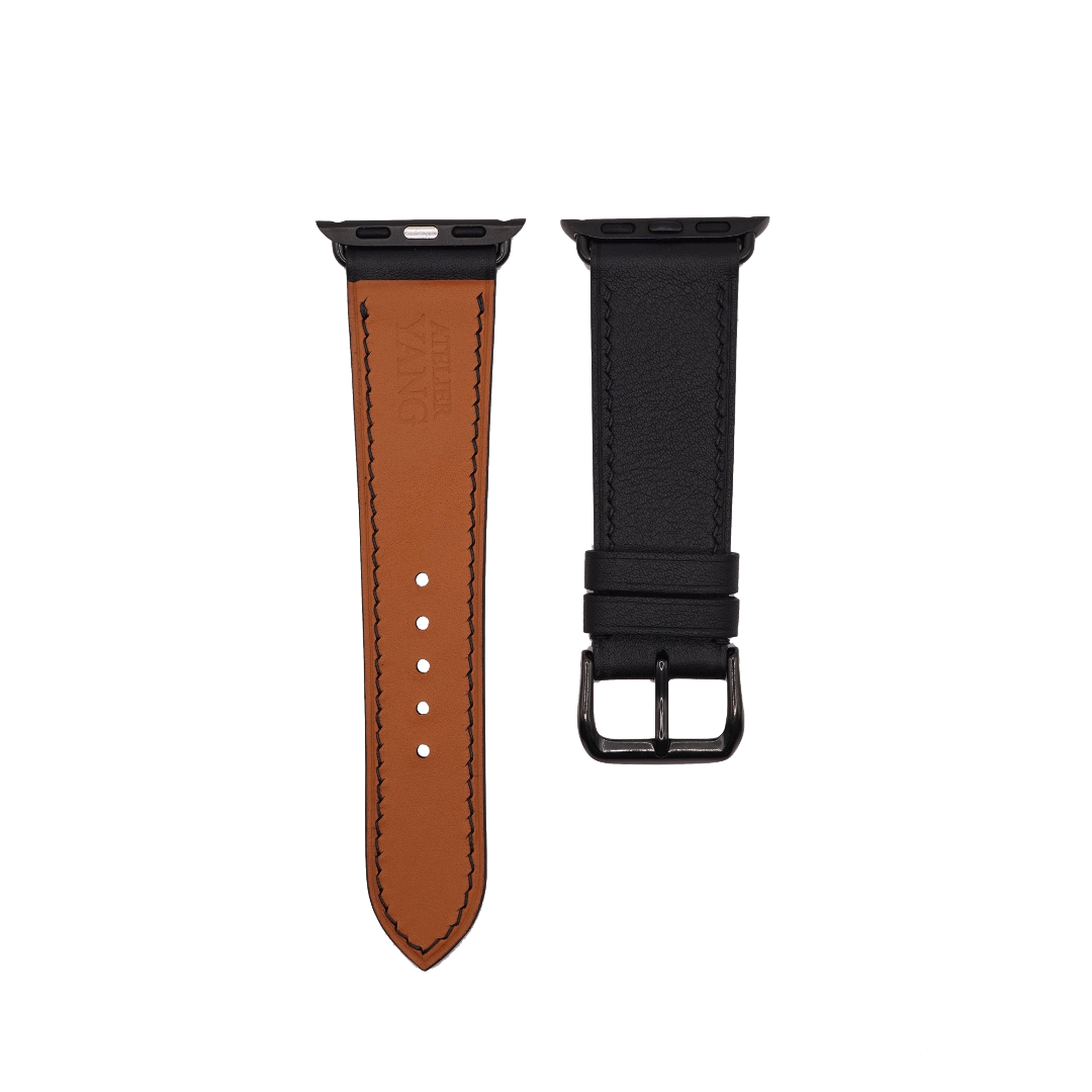 Apple Watch smooth calf strap.