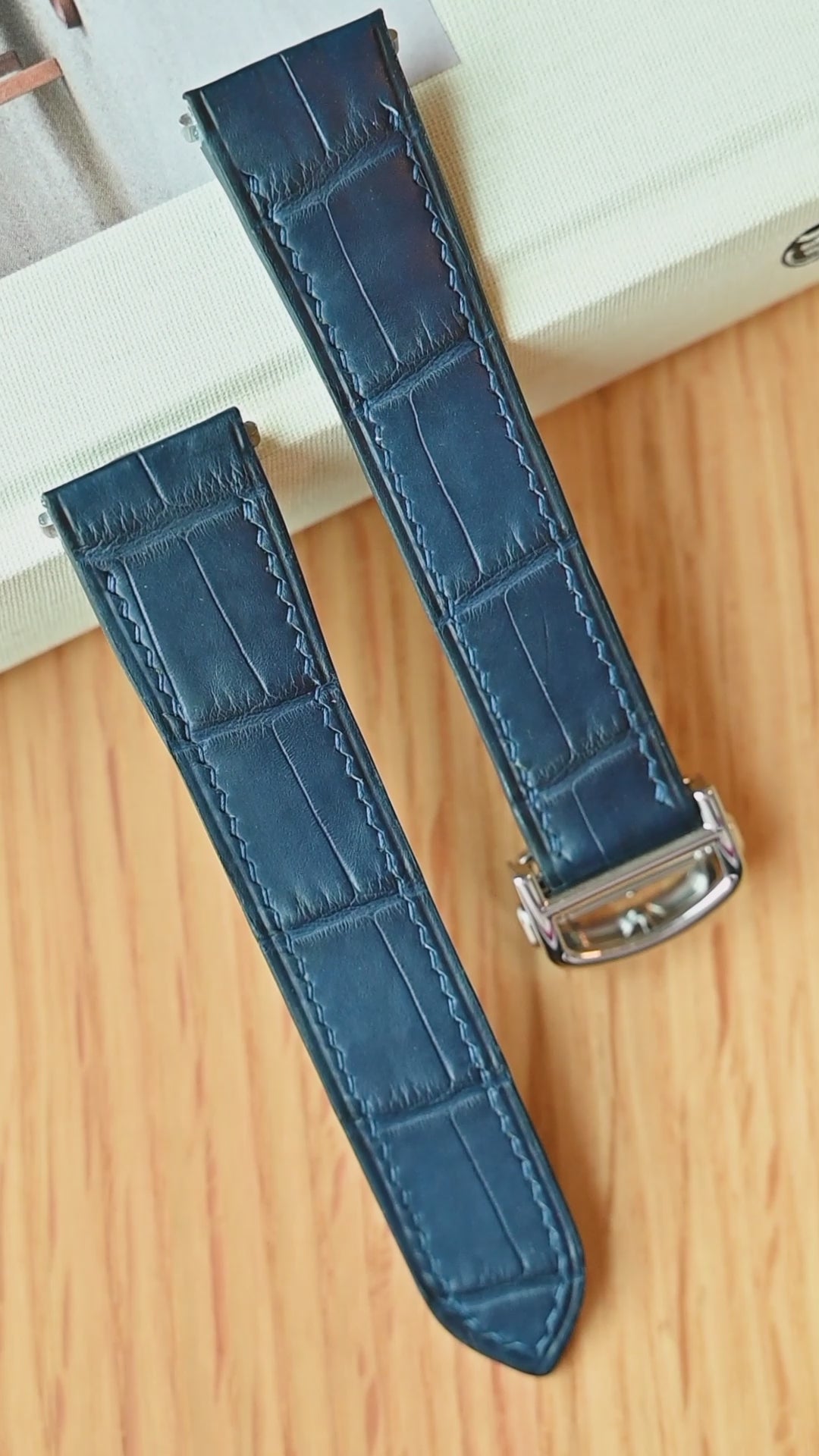 Cartier bespoke crocodile straps